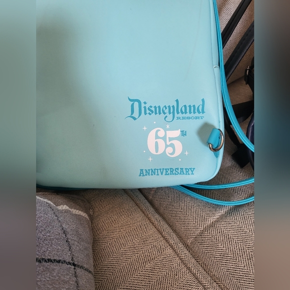 Blue Disneyland Park 65th Anniversary Loungefly Bag
